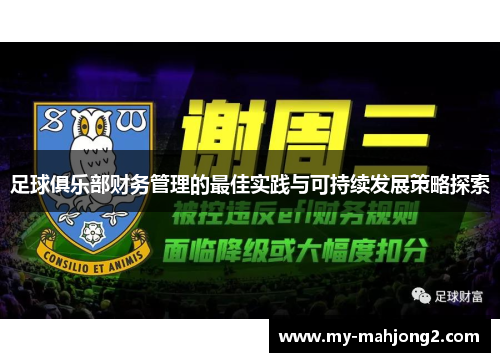 足球俱乐部财务管理的最佳实践与可持续发展策略探索